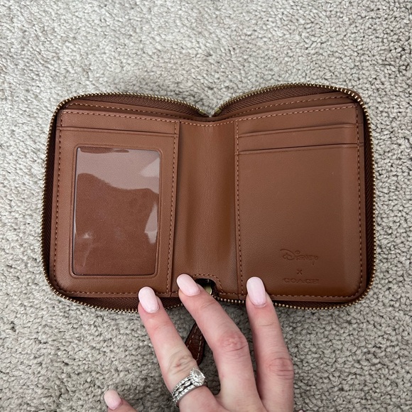 Disney x Coach Mickey Mouse Brown Wallet - Picture 3 of 5